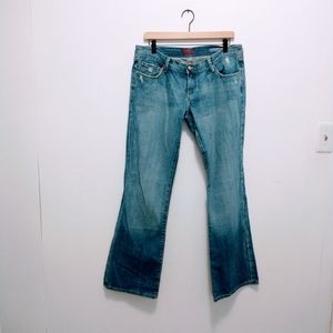 Y2K blue cult flare jeans